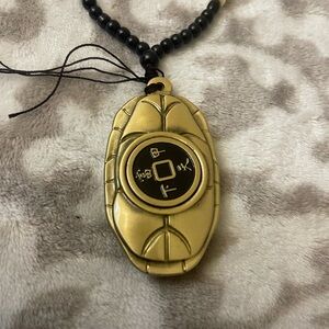 Feng Shui Turtle Pendant Necklace Lucky Tortoise Amulet with Beads